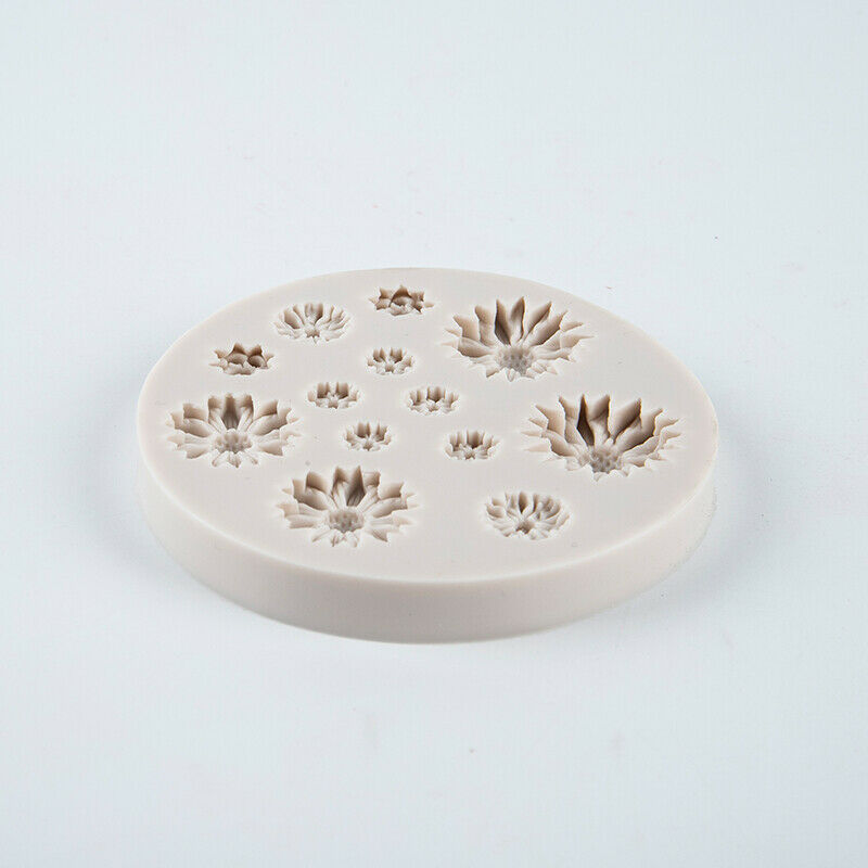 Daisy Wild Chrysanthemum Flower Shape Silicone Mold Sugarcraft cake Baking MFCA