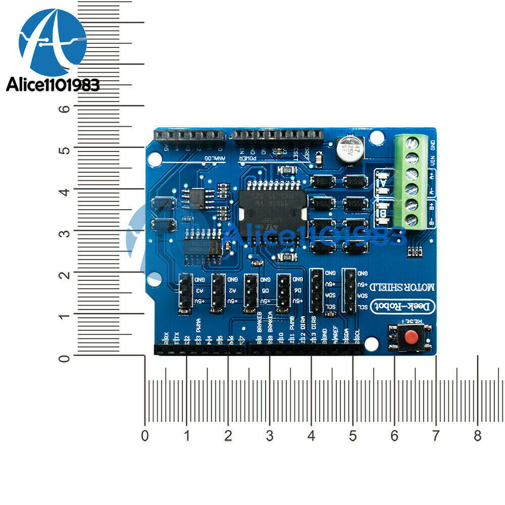 2PCS L298P Shield R3 Two Motor Driver 2A H-Bridge 2 way For Arduino UNO 2560