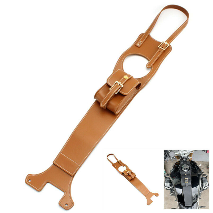 1 x Brown Saddle Bag Fuel Tank Saddle Bag For BMW R NINE T 2014-Up