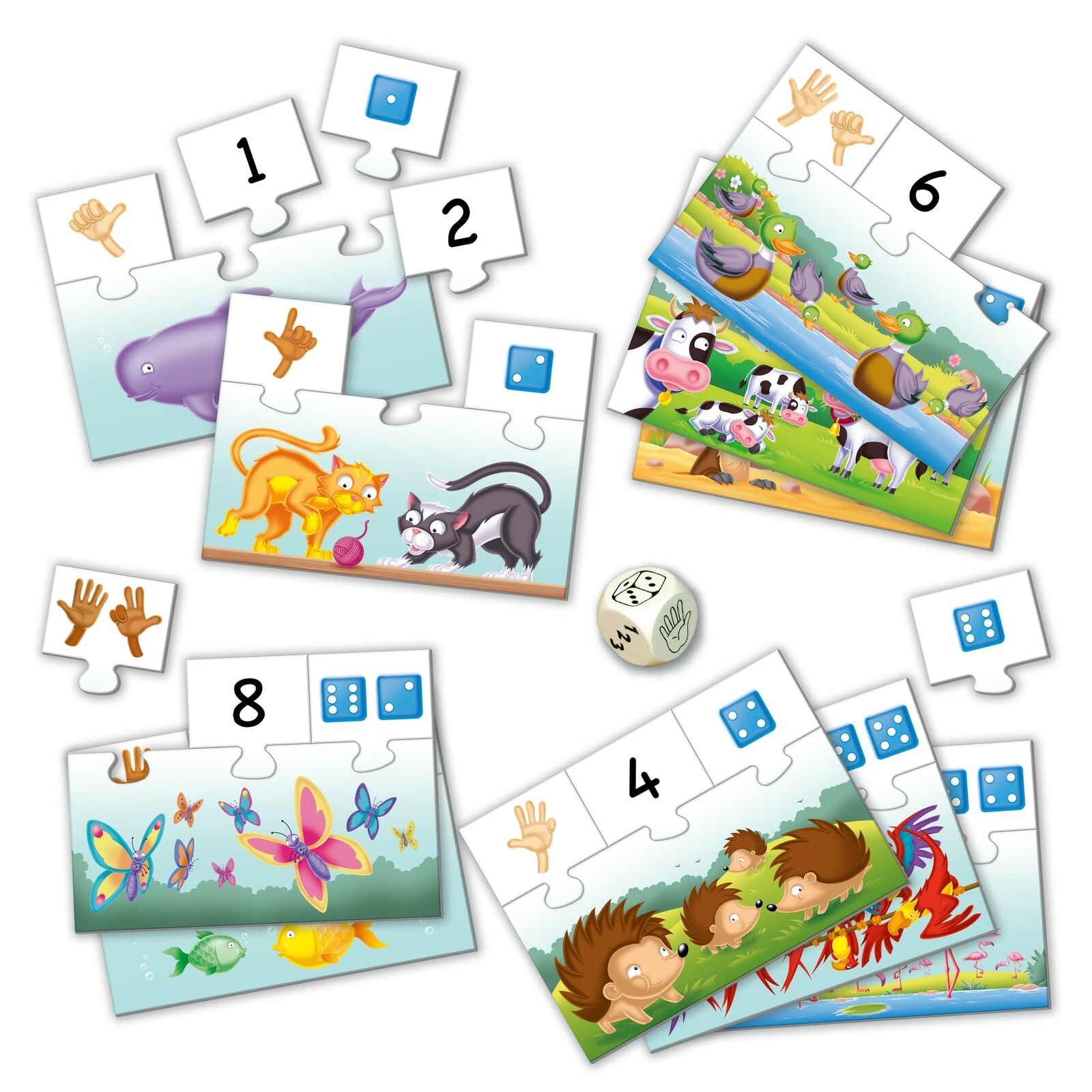 20808 Ravensburger My First 1,2,3 Card Pairs Match Game Children Toddler Age 3+