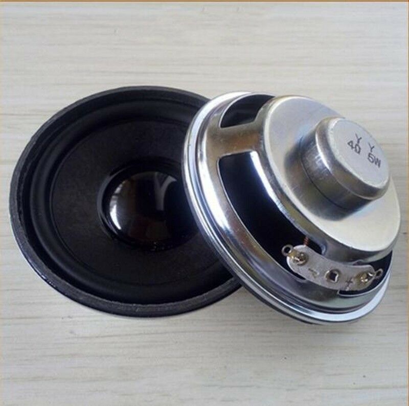 2pcs 2.5"inch 66mm Speaker 4Ω 5W Round loudspeaker Home Audio Parts