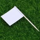 100Pcs Blank Toothpick Flags MINI Cocktail Cupcake Sticks Toppers Party Supplies