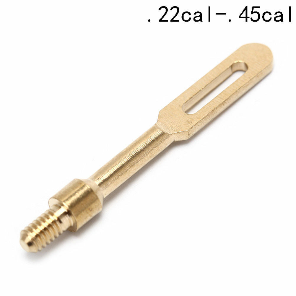 Hunting Cleaning Brass Slot Tip .22cal-.45cal Thread 8-32 Cleaner Patch Holder
