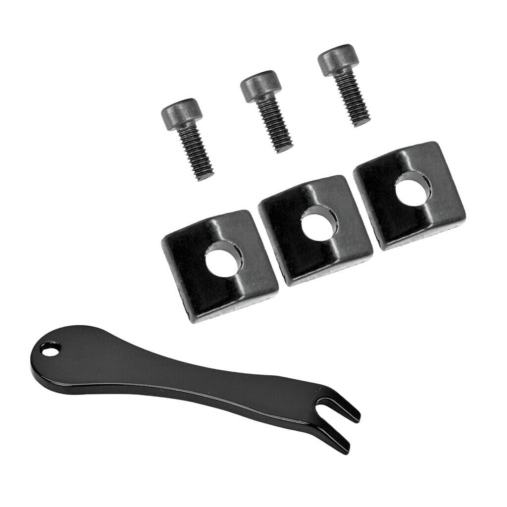 Guitar String Peg Bridge Pin Puller + Tremolo Bridge Locknut Clamp & Screws