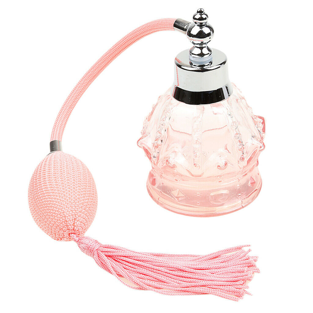 Empty Glass Perfume Pump Spray Bottle Elegant Sample Atomizer for Women