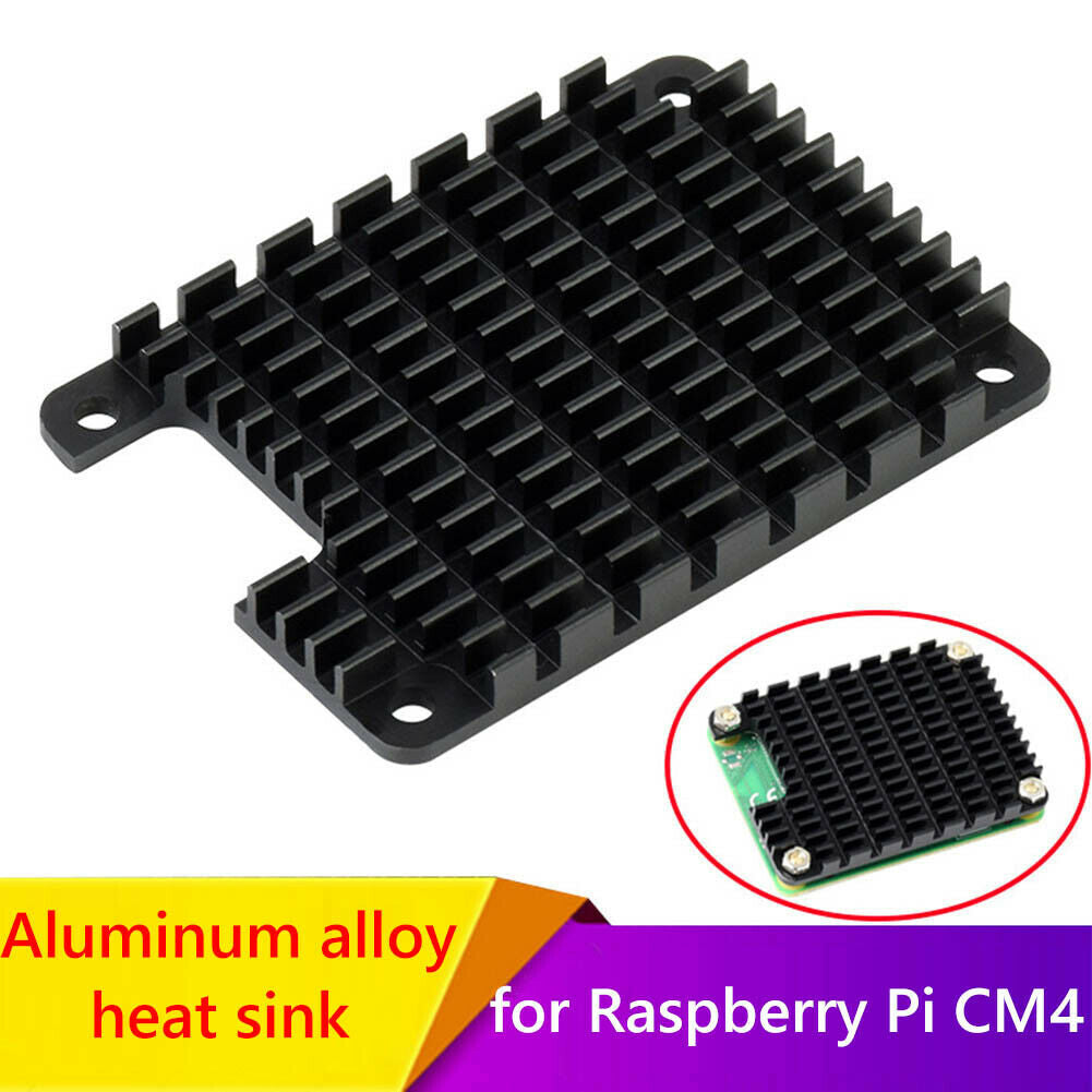 Aluminum Heatsink Notched for Antenna Heat Dissipation for Raspberry Pi Compute