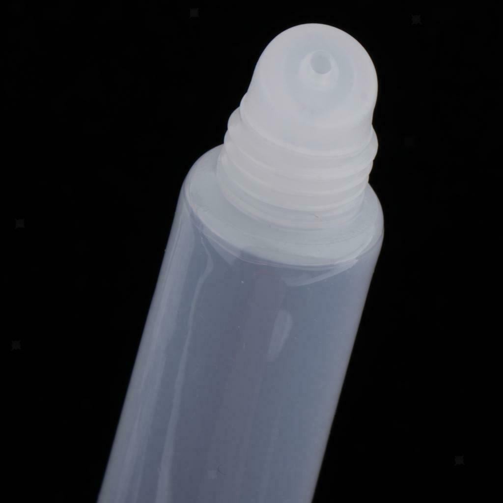 60x 8g Clear Plastic Lip Gloss Tubes Portable Lip Oil Bottles Containers