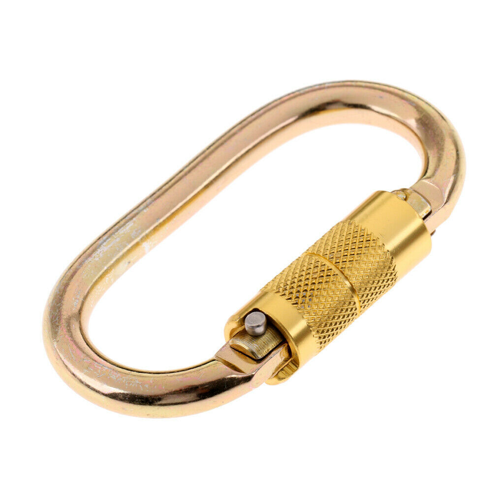 23kn Carbon Steel Shape Carabiner for Carabiner Equipment