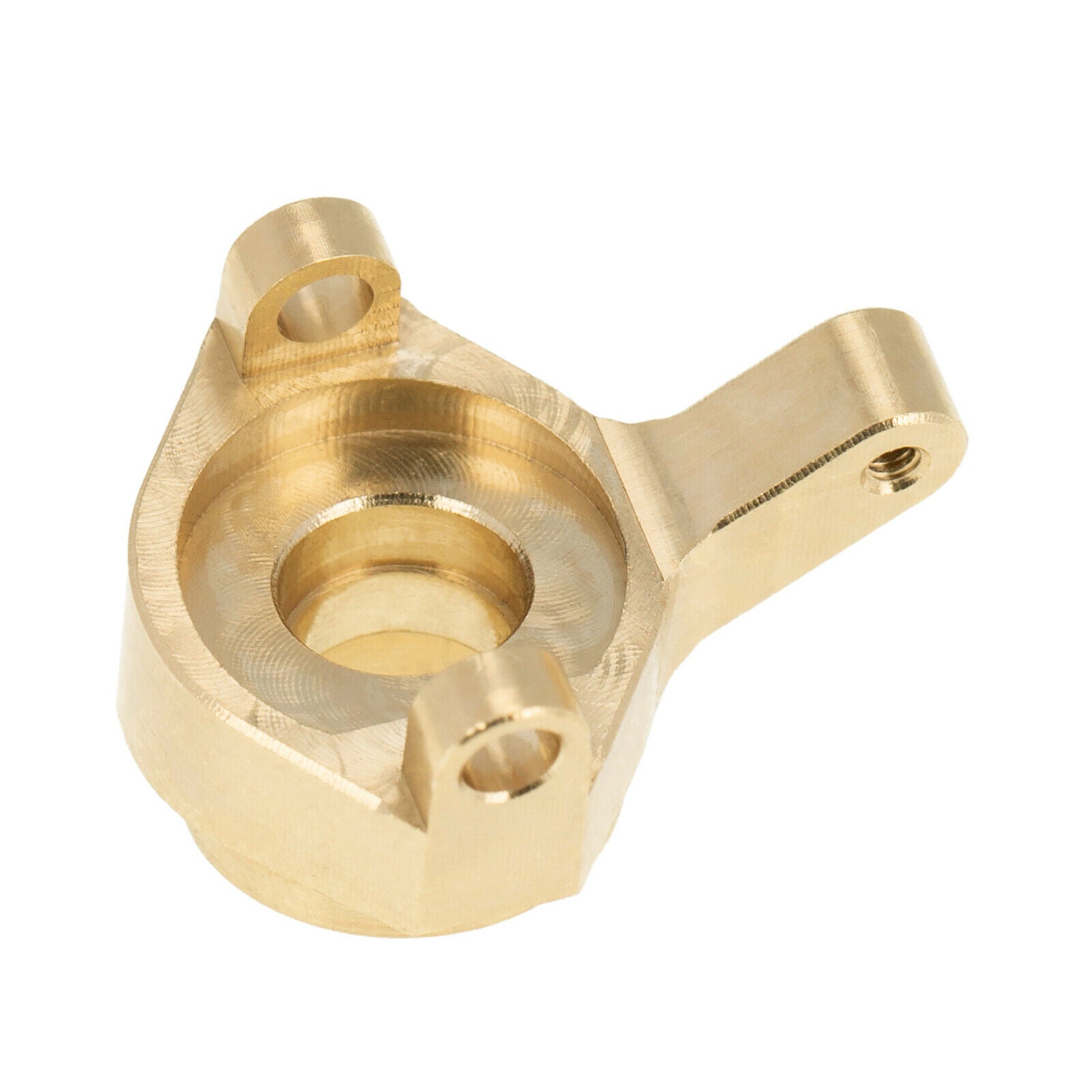 2pcs Brass Front Steering Knuckle Set Fit for Axial SCX24 90081 RC Car Parts