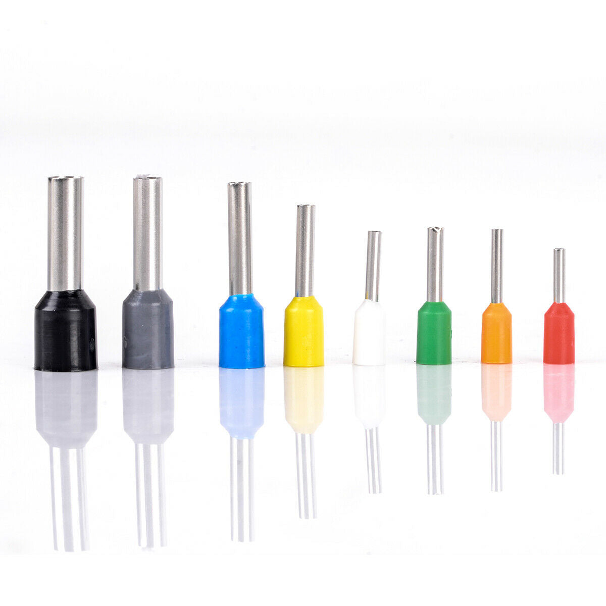 400pcs Wire Copper Crimp Connector Insulated Cord Pin End Terminal Kit 22-10AWG
