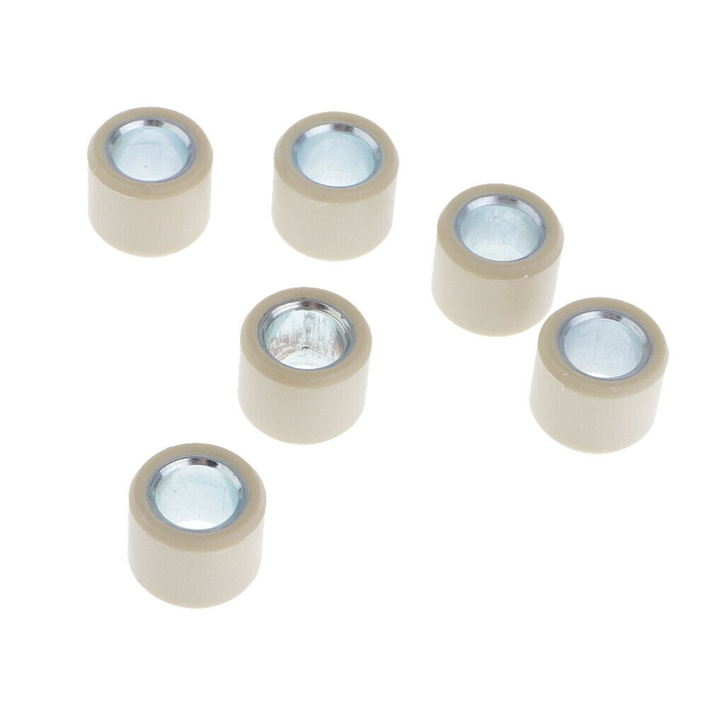 6pcs 16x13mm Variator Roller 6.5g for GY6 50cc & 80cc Engine Chinese Scooter