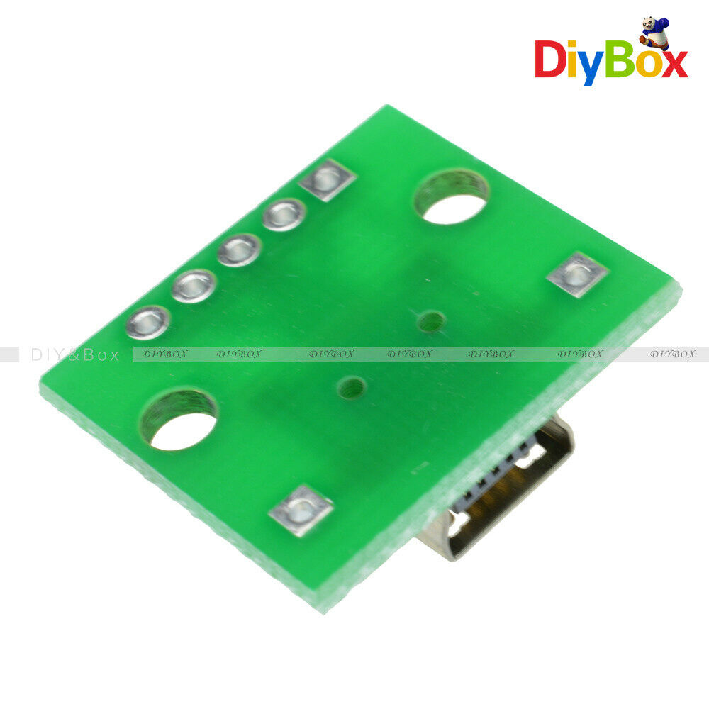 10PCS Mini USB to DIP Adapter Converter 2.54mm PCB Board DIY Power Supply Module