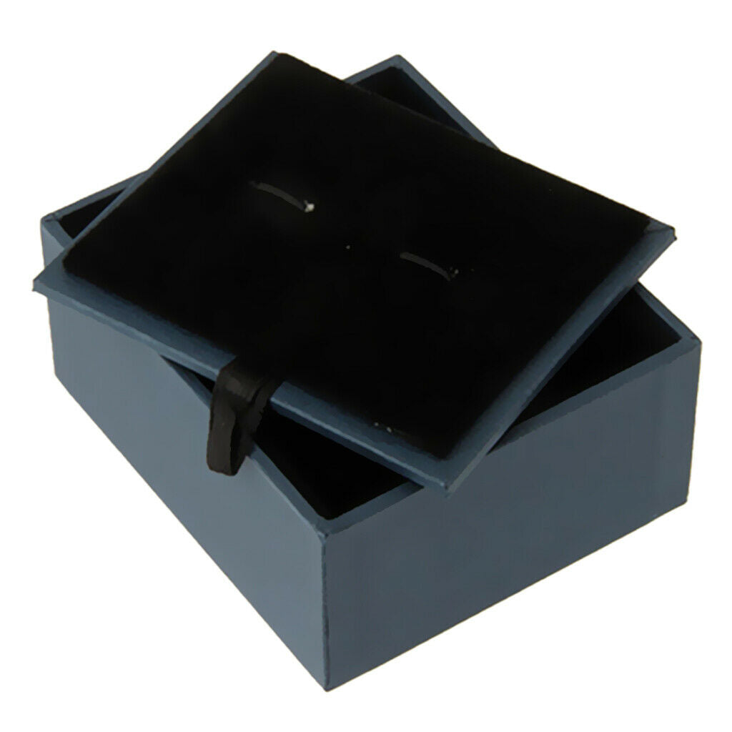 Luxury Storage Display Box Case Holder for Cufflinks Studs Rings Trinkets