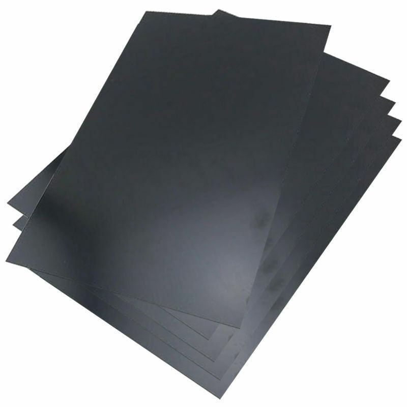 1 pcs ABS Styrene Plastic Flat Sheet Plate 3.0mm x 100mm x 100mm black