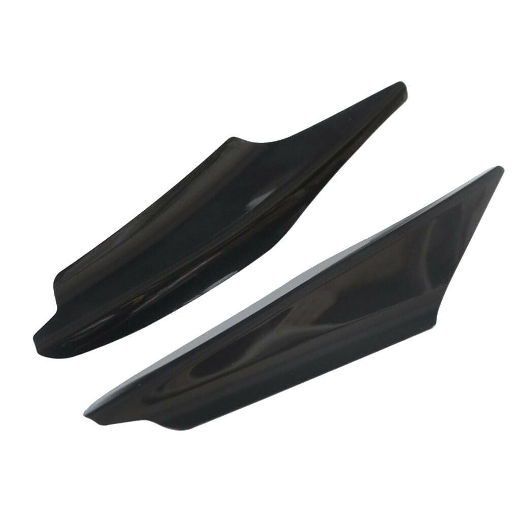 4pcs/Set Universal Carbon Fiber Front Bumper Body Spoiler Canards Splitter Fins