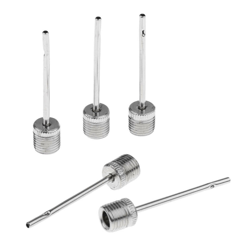 10 Pieces Sports Ball Inflating Air Pump Needle Valve Adapter Pins Soccer