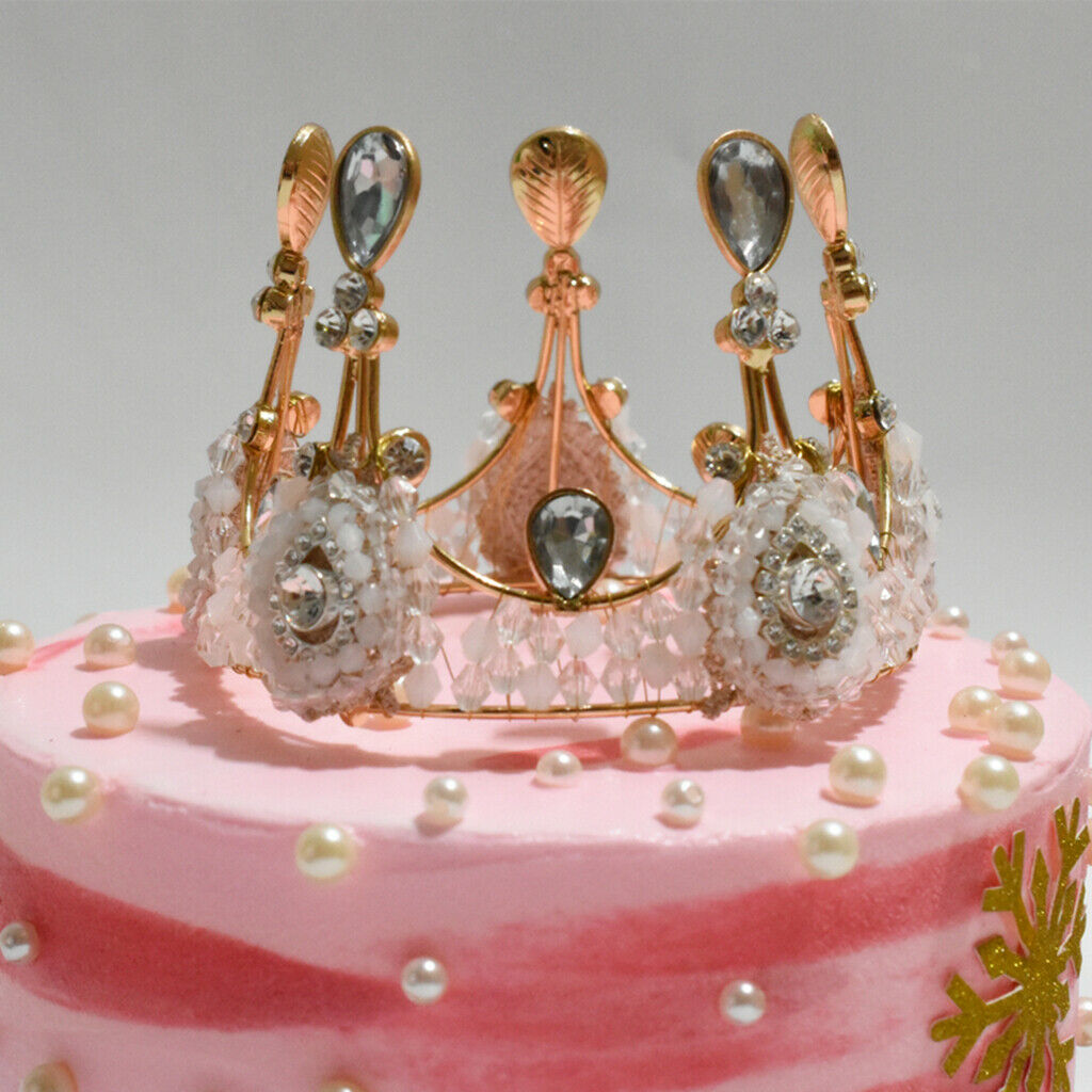 Sparking Girls Princess Tiara Crystal Crown Wedding Birthday Party Headpiece