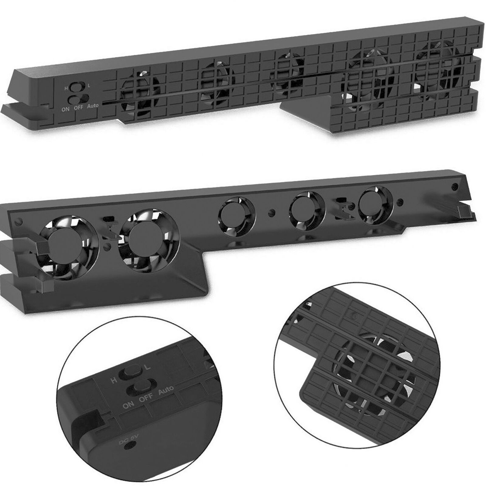 For PS4 Pro Console Heat Exhauster Cooling Fan Turbo Temperature USB Cooler
