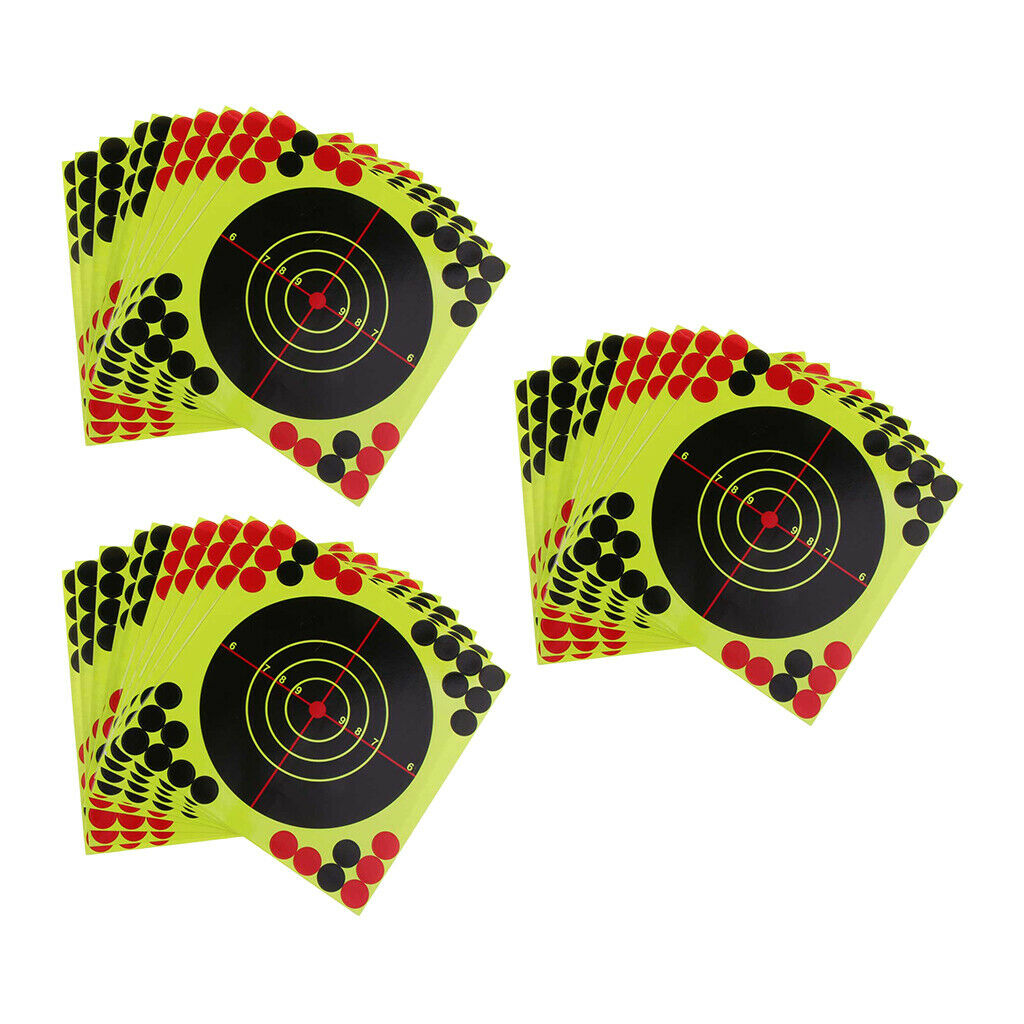 30pcs Splatter Reactive Shooting Target 21x21cm for Shooting Practice