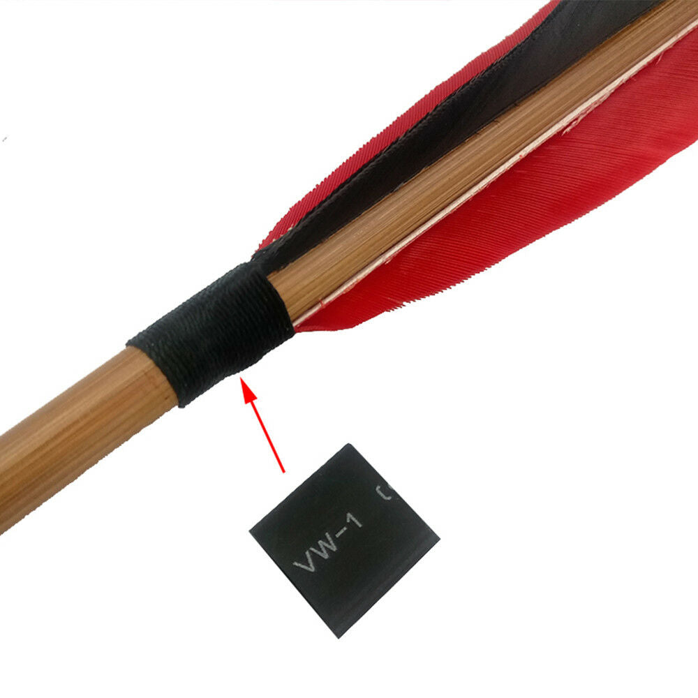 10M Archery Heat Shrink Tube Tubing Feather Fletches Protector for Arrow Shaft