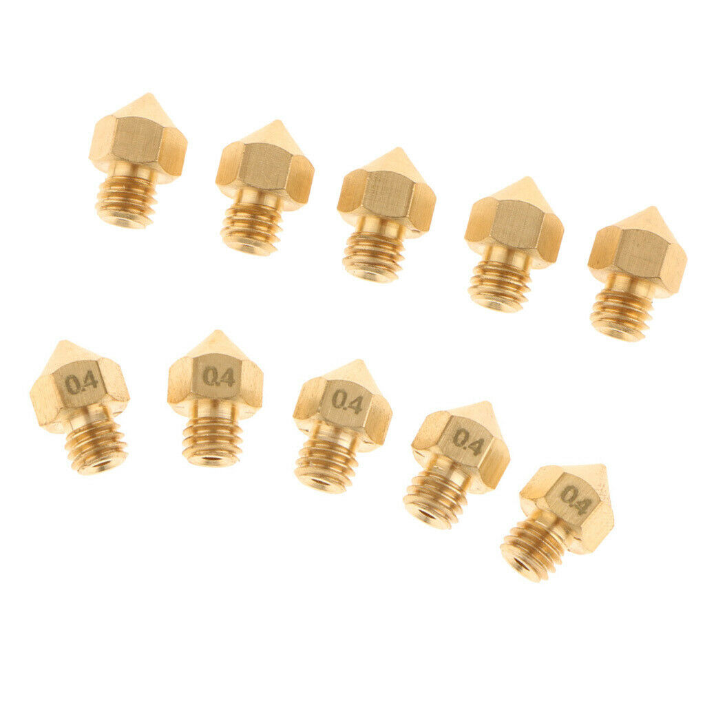 10 Piece Extruder Nozzle Compliments Environmental Protection Comfortable