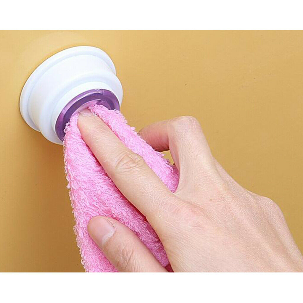 3 Pieces Tea Towel Holder Push In Dishcloth Hanger Wall Rack Bathroom New