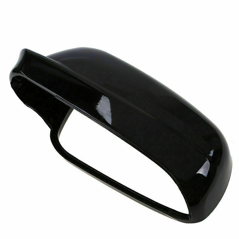 Left Door Side Gloss Black Mirror Cover Cap For VW Golf Jetta MK4 2000-2005
