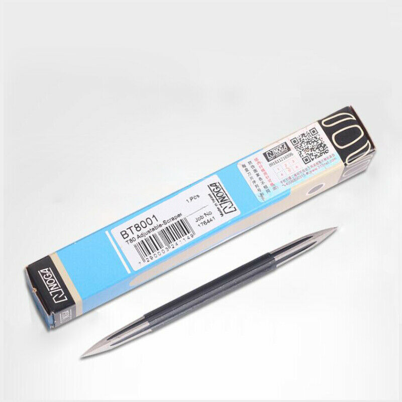 1Pc NOGA T80 T8001 Metalworking chamfering Deburring adjustable Scraper Blade