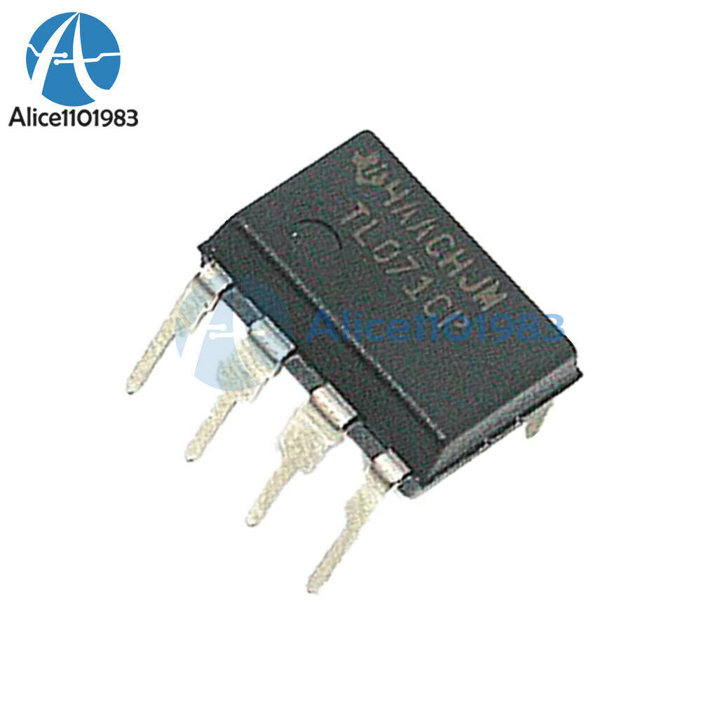 20PCS TL071 TL071CP DIP-8 Low Noise JFET Input Operational Amplifiers TI IC NEW