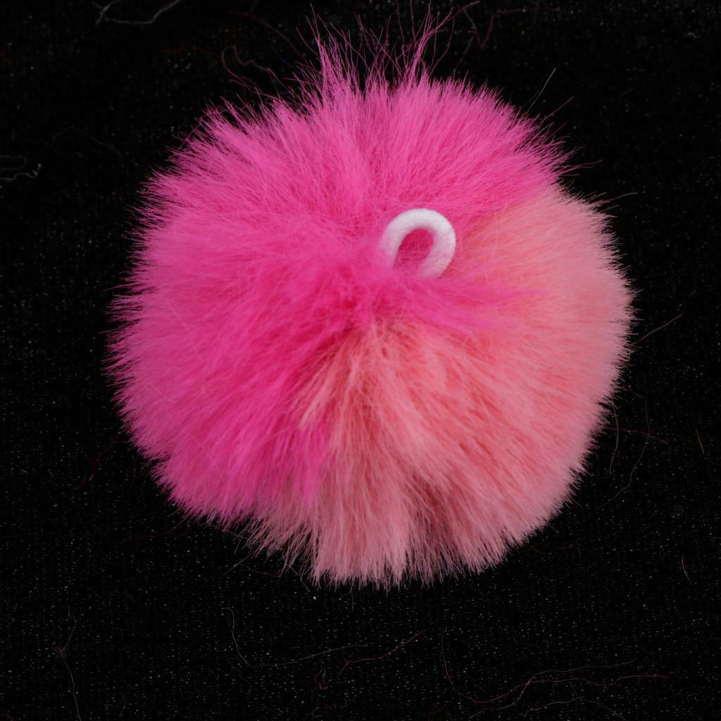 10x Plush  Balls Artificial Fur Ornaments For