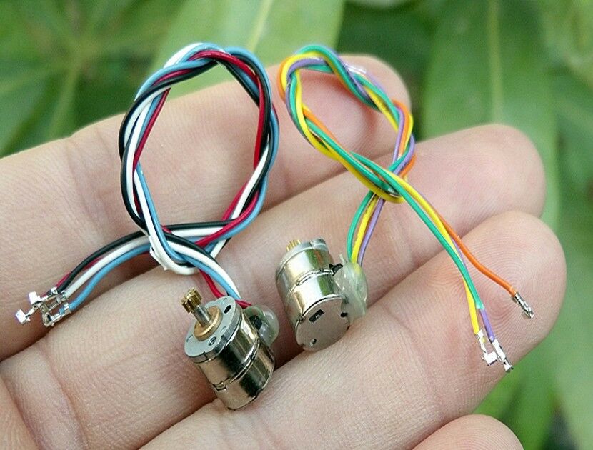 10sets DC5V 2-Phase 4-Wire 8mm Stepper Motor For Digital Camera(Two Motors/set)