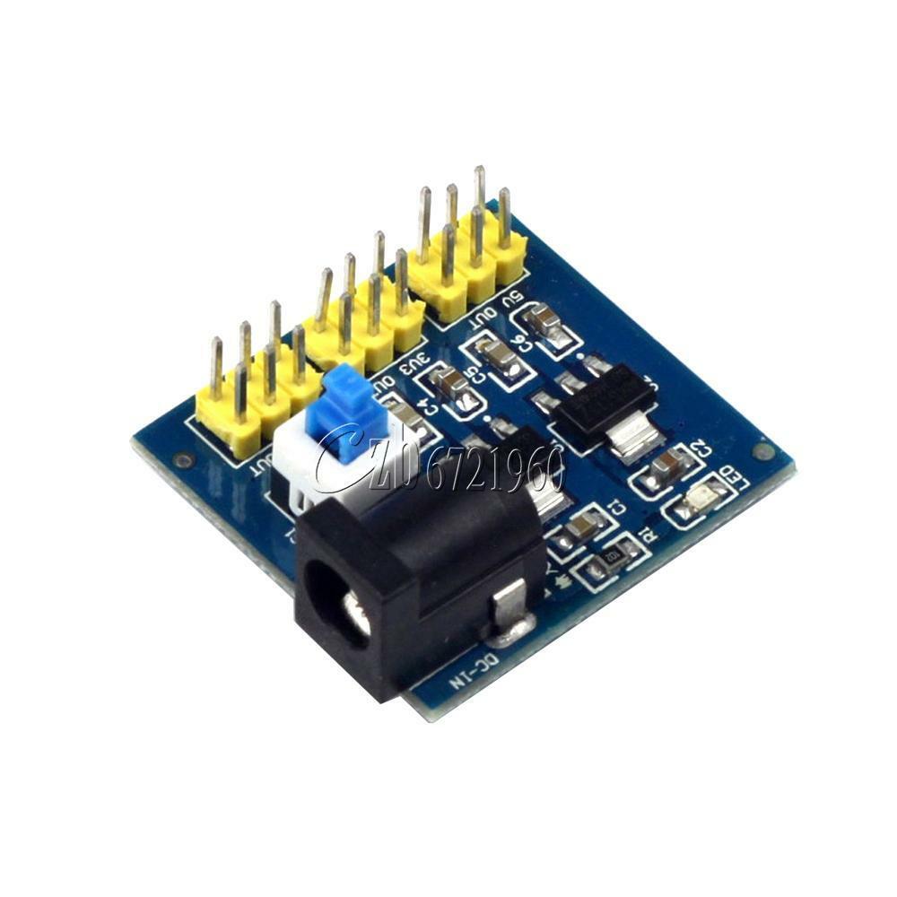 5.5X2.1MM DC-DC 12V To 3.3V 5V Buck Step-down Power Supply Module For Arduino
