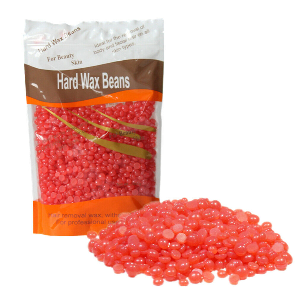100g Hard Wax Bean Hair Removal Bikini Depilatory No Strip Pellet Strawberry