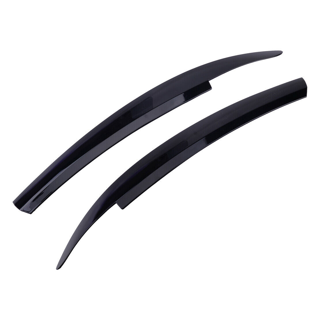Black Head Light Lamp Eyebrow Eyelid Cover Trim Fit for VW Scirocco 09-17 Atn