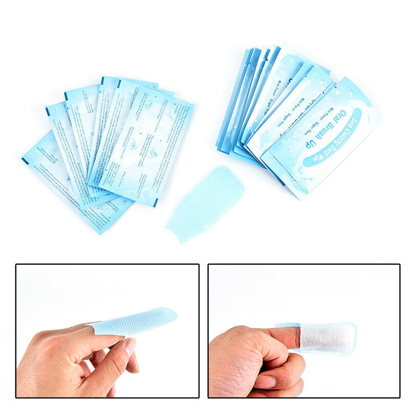 20x finger brush ups oral brush teeth whitening wipe  deep cleaning oral c,Z SJ