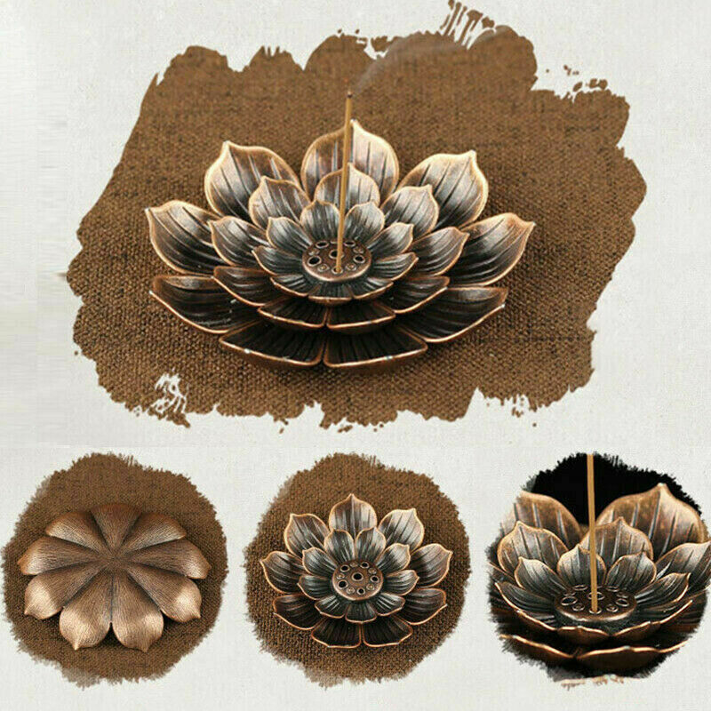 Incense Stick Holder Round Plate Buddhism Insense Ash Catcher Joss Cone I.l8