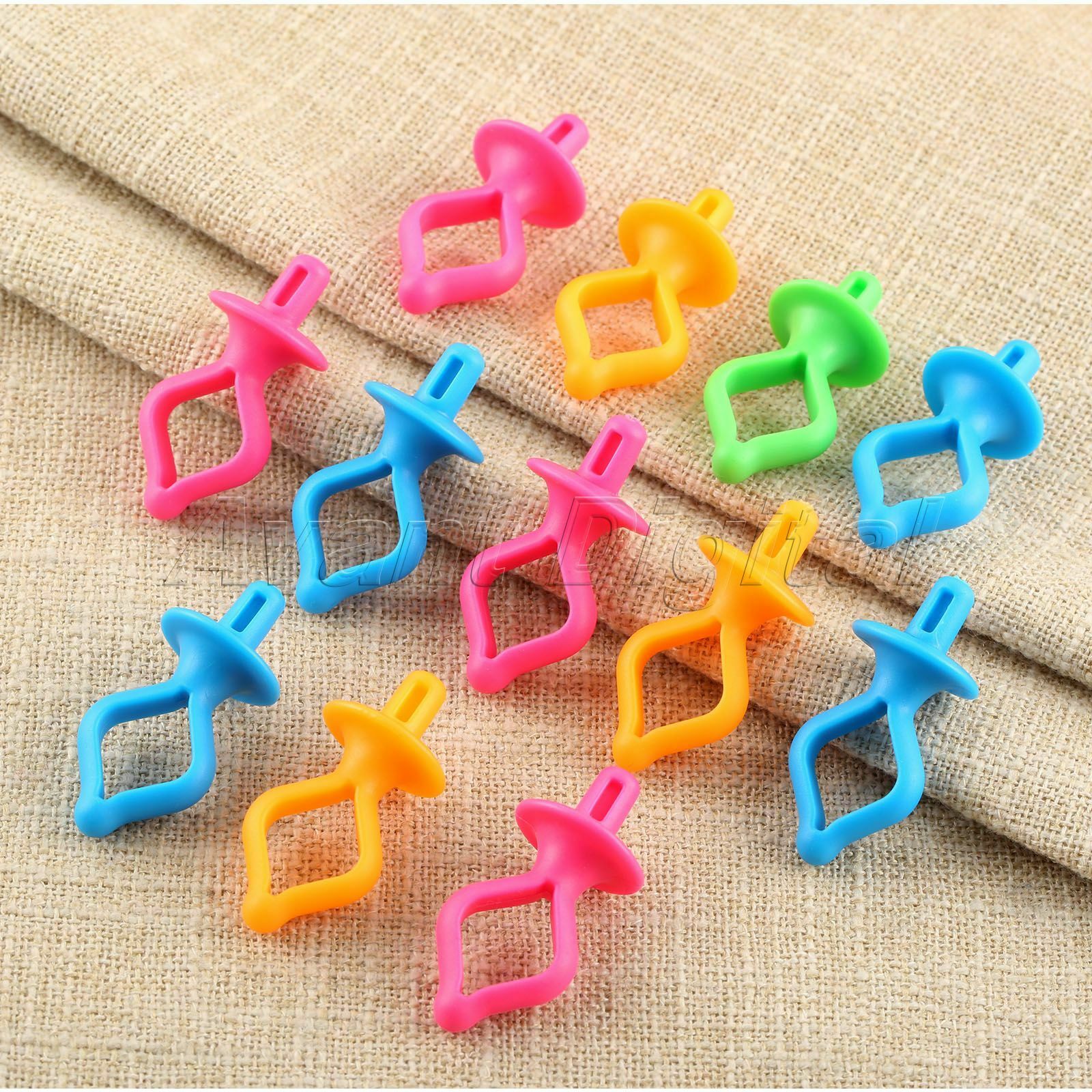 Silicone Bobbin Thread Spool Shelves Fixed Wrapped Clamp Sewing Accessories 12pc