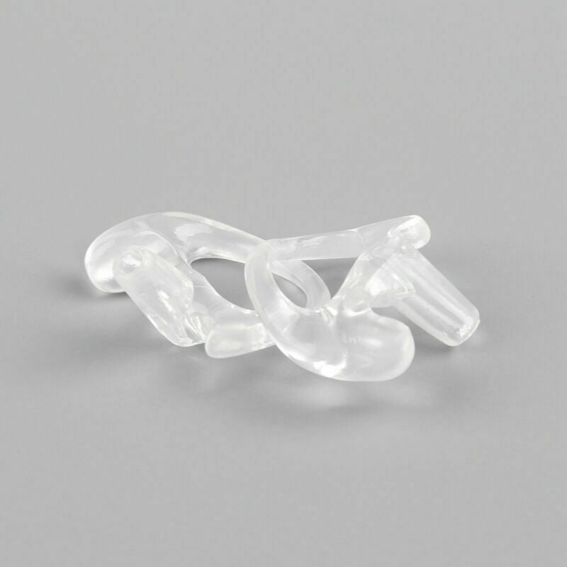 1Pair M Silicone Soft Earplug Earbud For Covert Acoustic Tube Earpiece White  B5