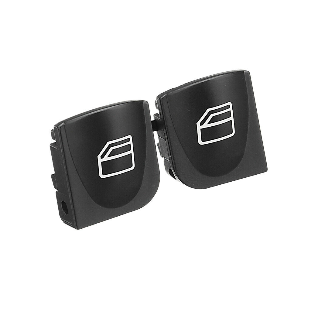 2pcs Power Window Switch Console Cover Caps for Mercedes W203 C-CLASS C320