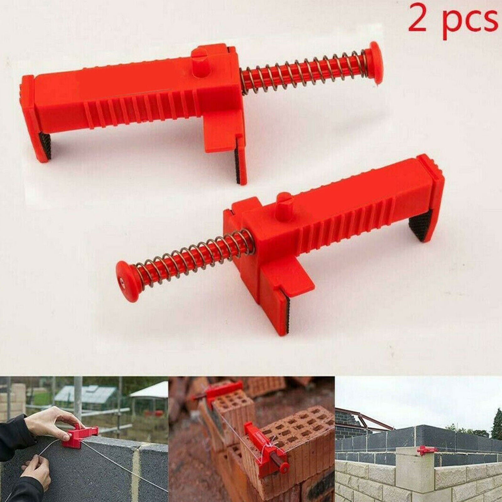 2X Brick Liner Runner Wire Drawer Bricklaying Trowel Fixer Building Construction