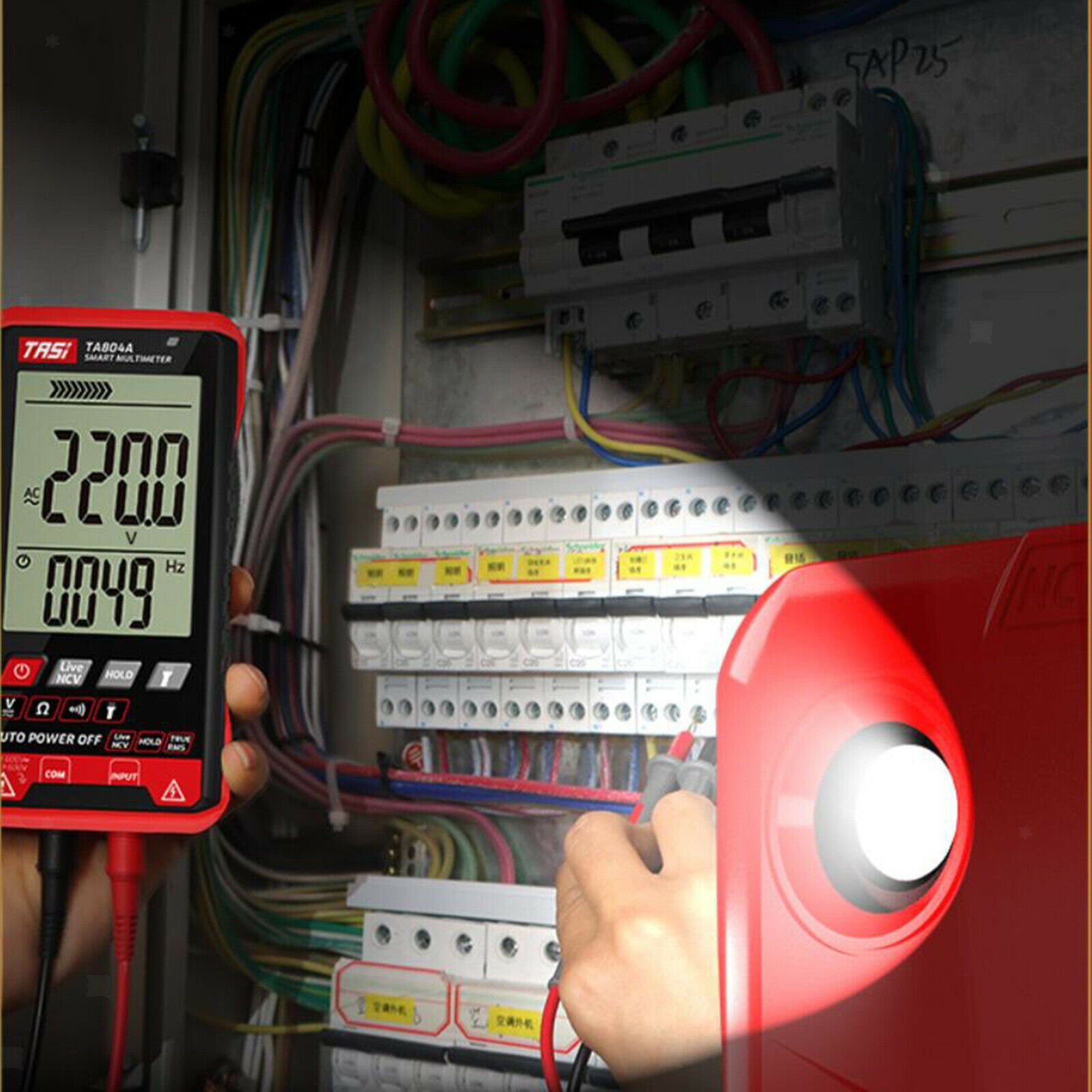 Ultra-thin Digital Multimeter Tester Ohm Test Meter Voltmeter Household