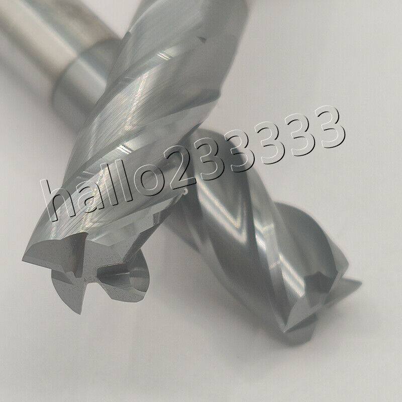 1Pcs HRC60 4 Flute 10mm x 75mm Carbide Tungsten Milling Cutter CnC Bit Tool