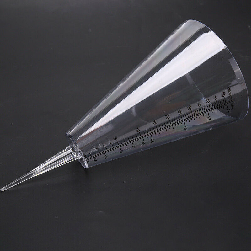 Dual Scale Cone Measuring Cup Outdoor Garden Rain Gauge Measure Cup To.l8