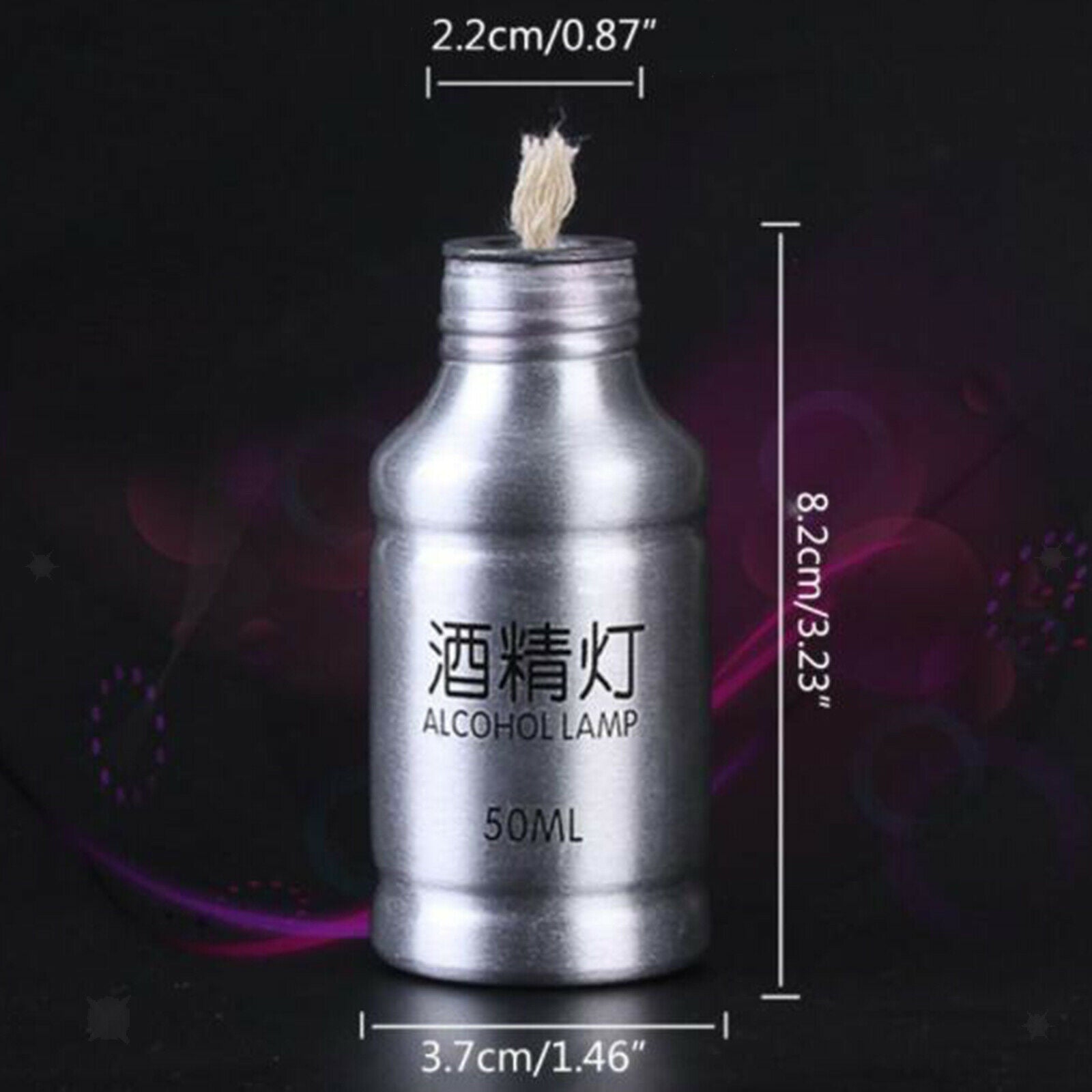 1Pc Alcohol Burner for Outdoor Survival Camping Chemistry Lab Equipment