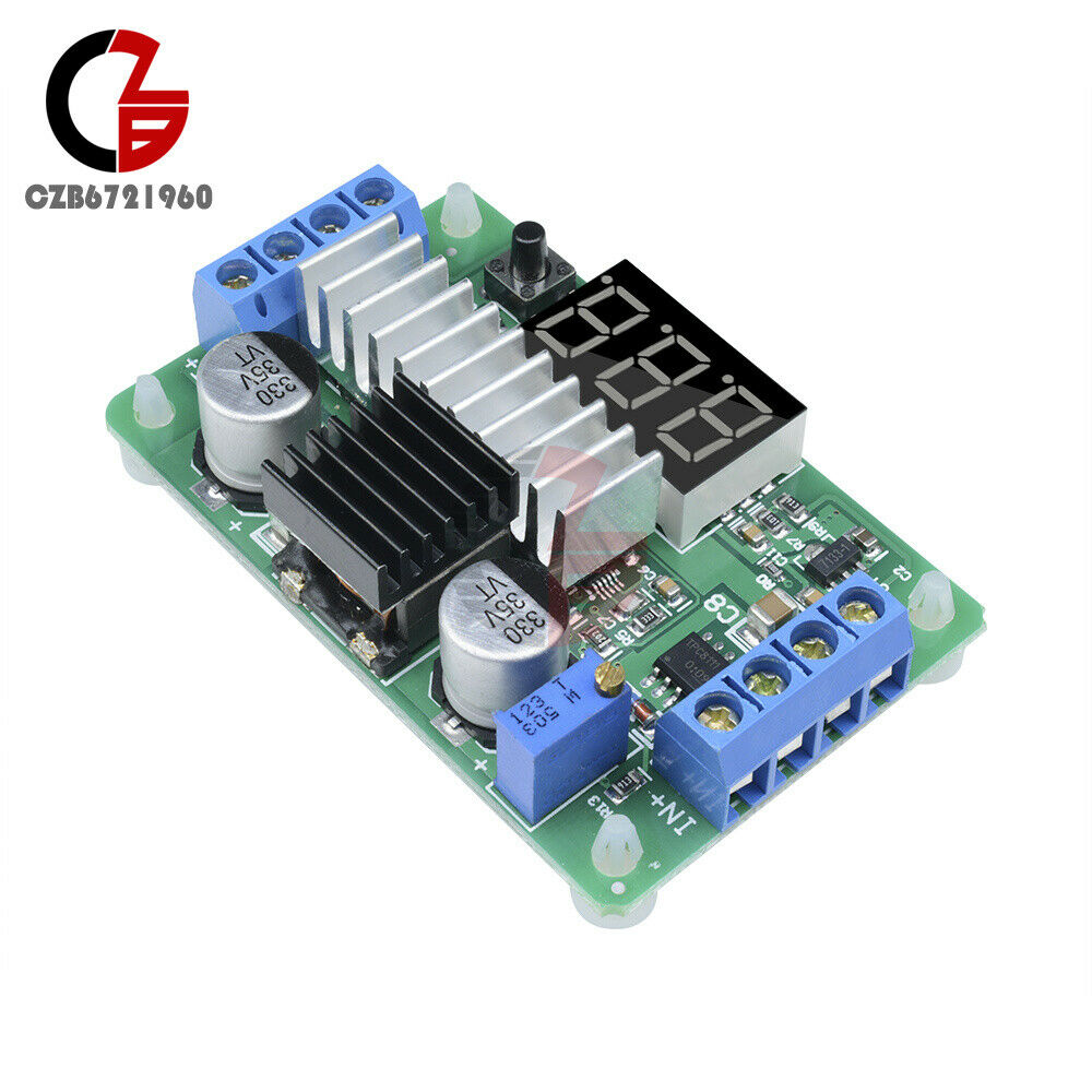 DC-DC LTC1871 Boost LED Voltmeter Module 3.5 to 30V 100W Step up Power Module