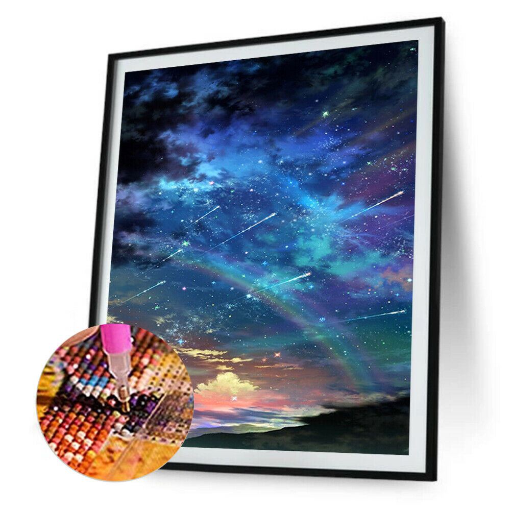 Meteor Shower 5D Full Drill Diamond Painting Embroidery DIY Cross Stitch @