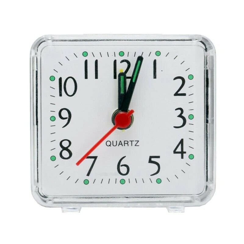 Square Alarm Clock Small Bed Multipurpose Cute Creative Stylish Bedroom Bedside