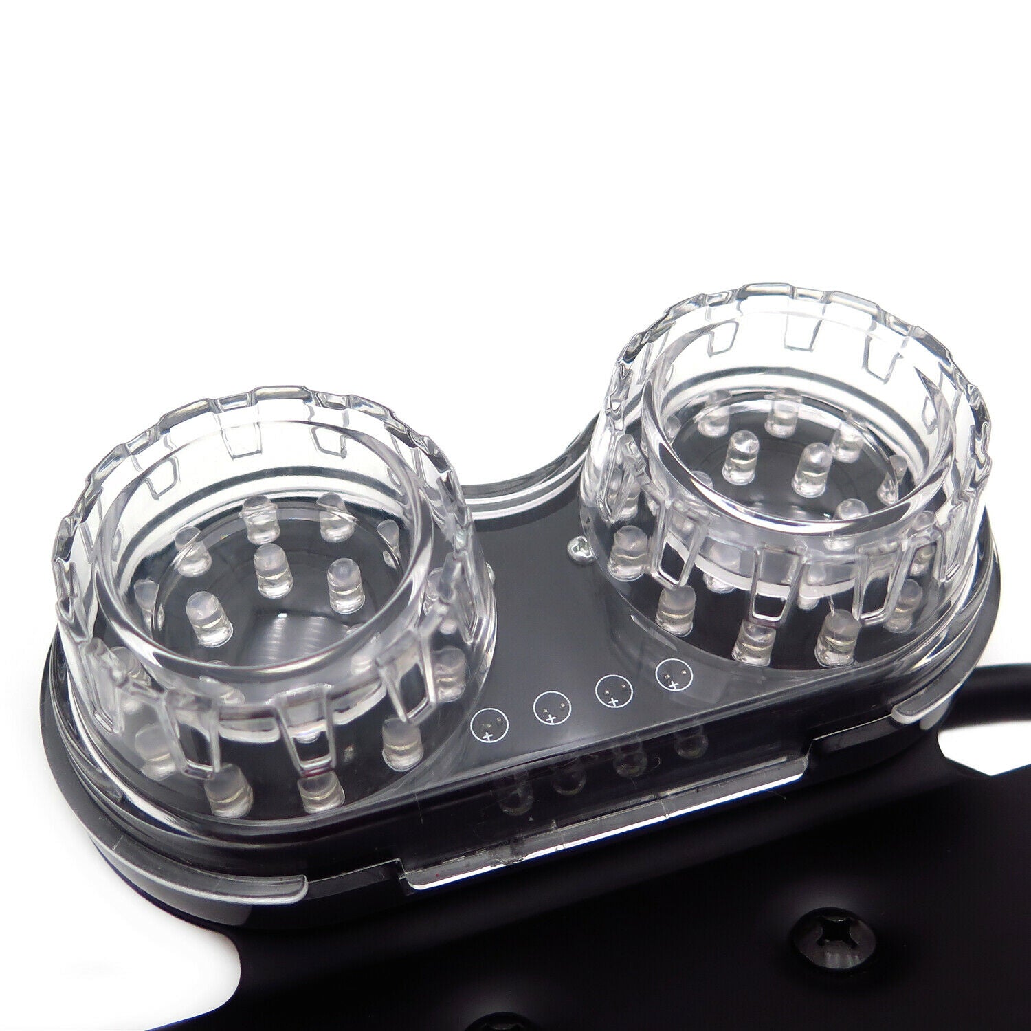 40W LED Twin Dual Cat Eye Motor Taillight Integrated Motor Turn for Bobber Cafe
