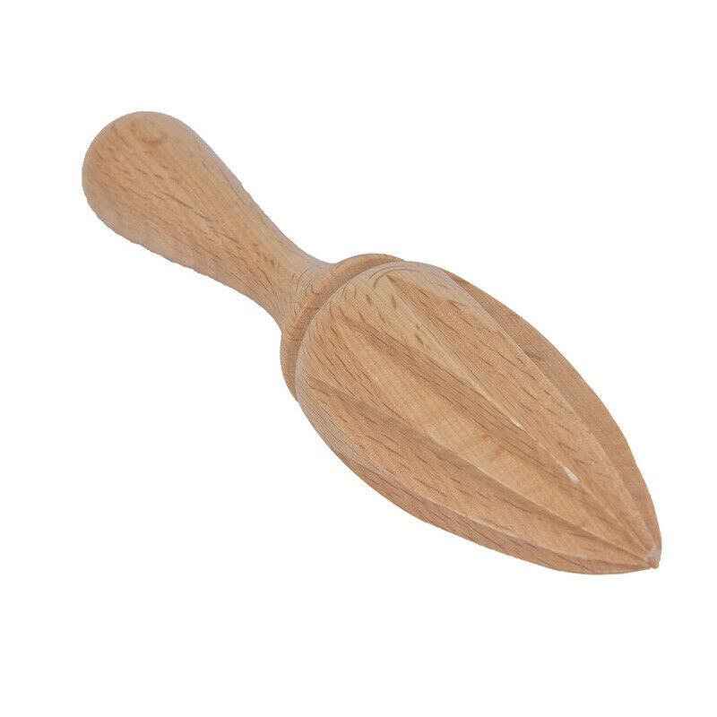 Wooden Lemon Squeezer Hand Press Juicer Fruit Orange Citrus Extractor Rea.l8