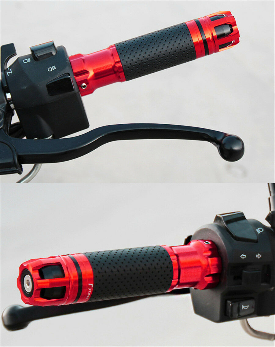 7/8'' 22mm Motorcycle Throttle CNC Aluminum Alloy Rotatable Handlebar Hand Grips